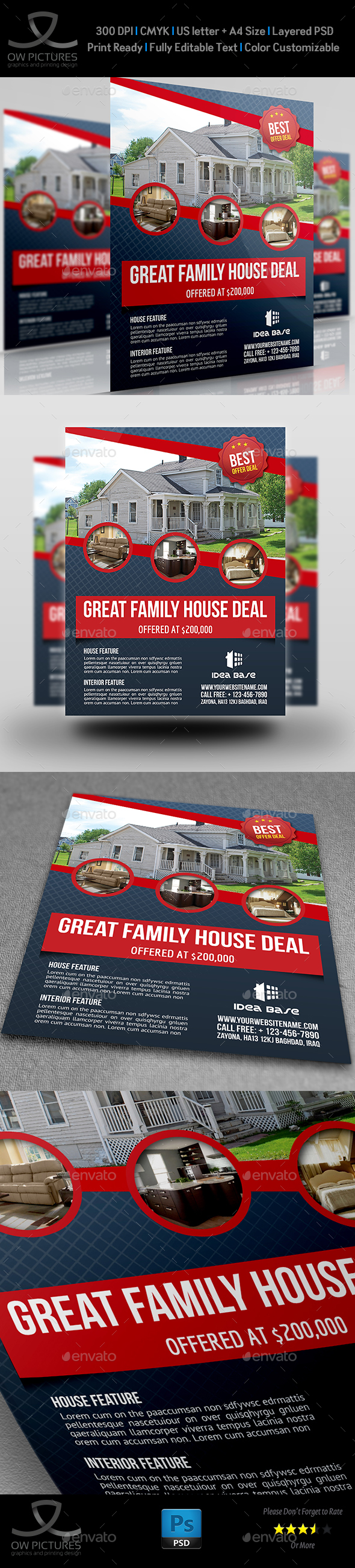 Real Estate Flyer Template Vol.12