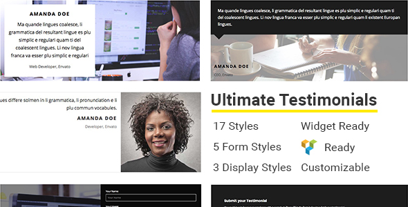 Ultimate Testimonials - CodeCanyon Item for Sale