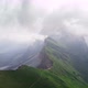 Aerial Hyper Lapse over Seceda Mountain in South Tirol Dolomites Italy - VideoHive Item for Sale