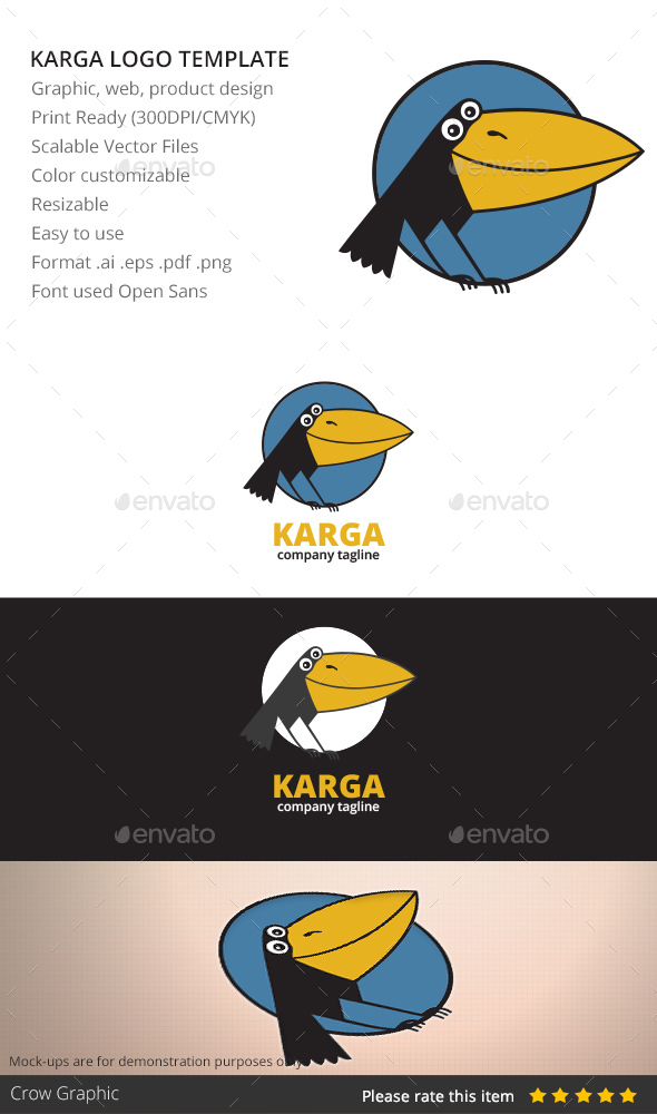 Karga - Animals Logo Templates