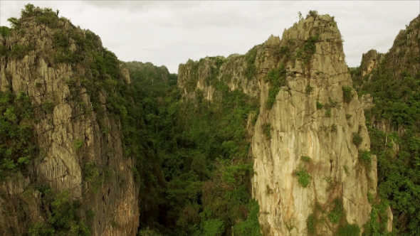 Aerial Limestone Mountain Karst 11 alt