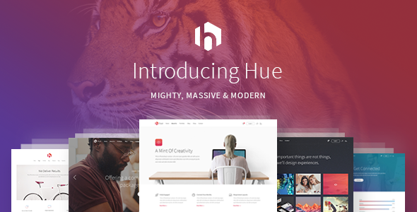 Hue - Startup - ThemeForest 16698638