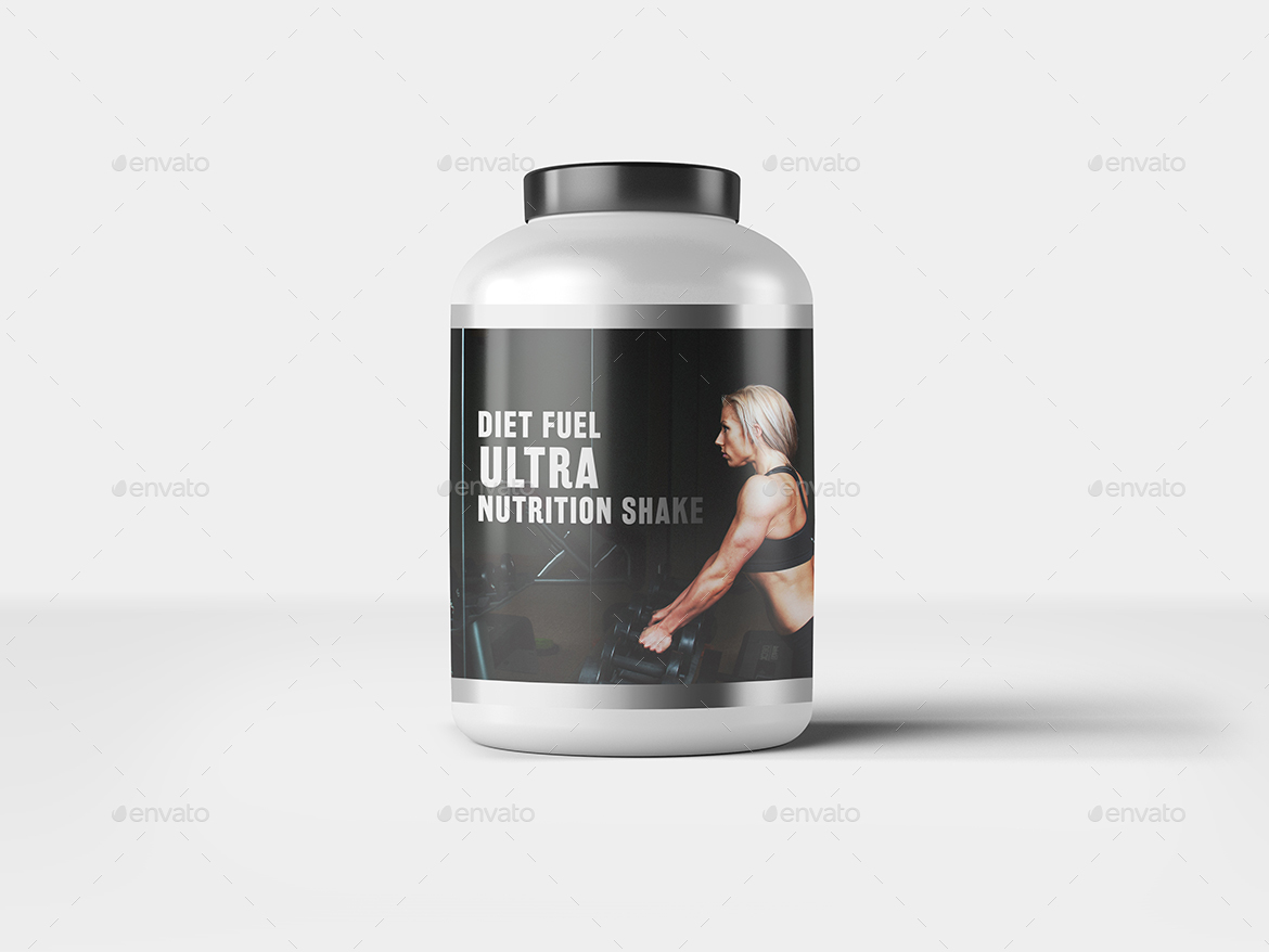 Download Sports Nutrition Supplements Bottle Mock-Up by ...