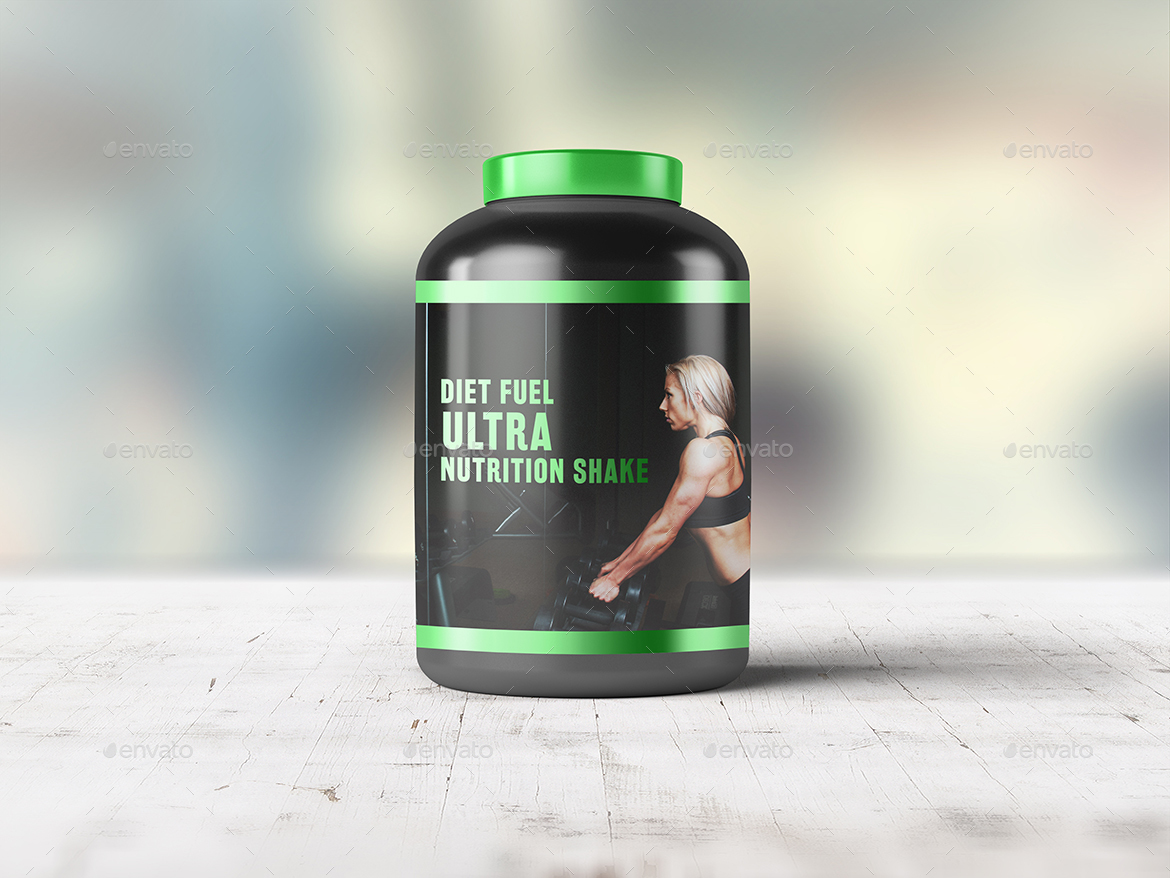 Download Sports Nutrition Supplements Bottle Mock-Up by ...