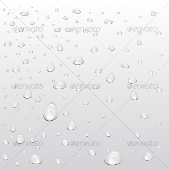 Drops are on a surface - Backgrounds Decorative