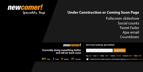 Wonderful New Comer - Under Construction & Coming Soon