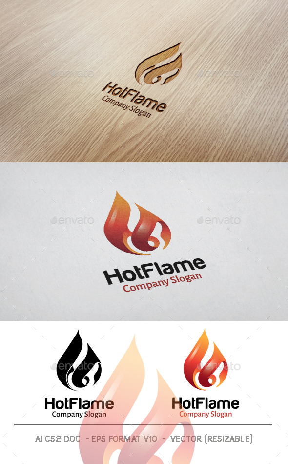Hot Flame Logo