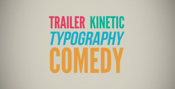 Trailer Comedy Kinetic - VideoHive 8232879