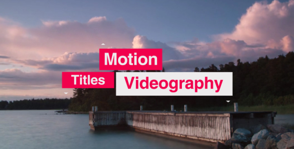Motion Titles Videography - VideoHive 6621736