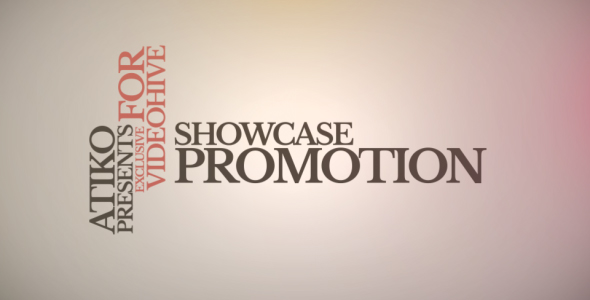Showcase Promotion - VideoHive 5756016
