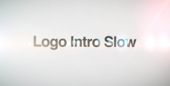 Logo Intro Slow - VideoHive 4495800