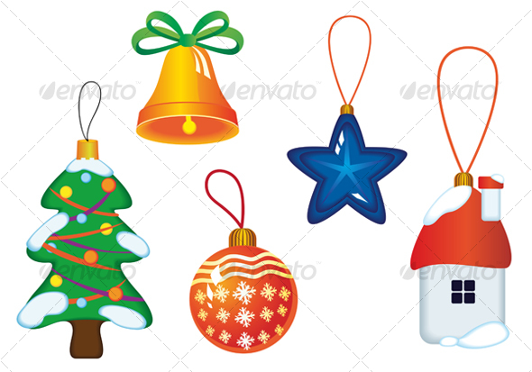 Christmas icons and symbols for design - Seasons/Holidays Conceptual