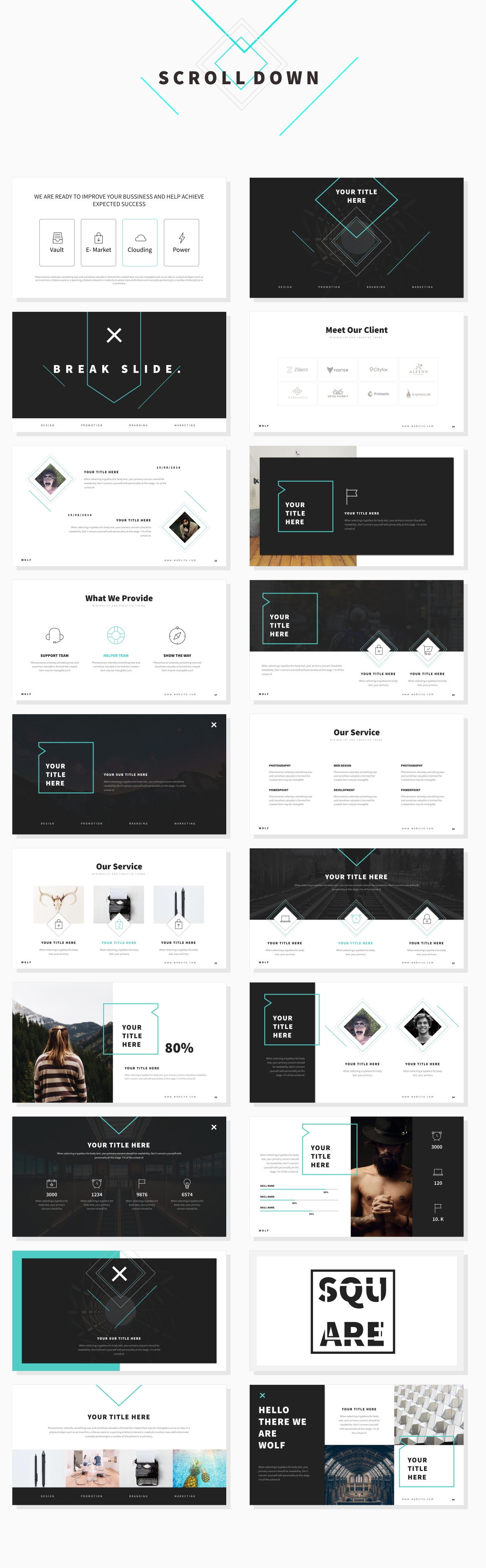 Wolf Multipurpose Theme, Presentation Templates | GraphicRiver