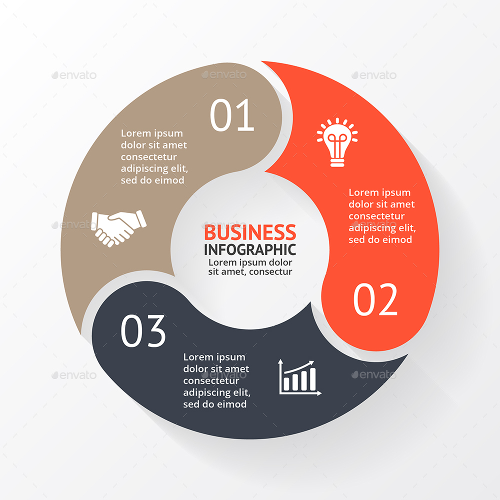 3 Steps Infographics. Vol.1, Infographics | GraphicRiver