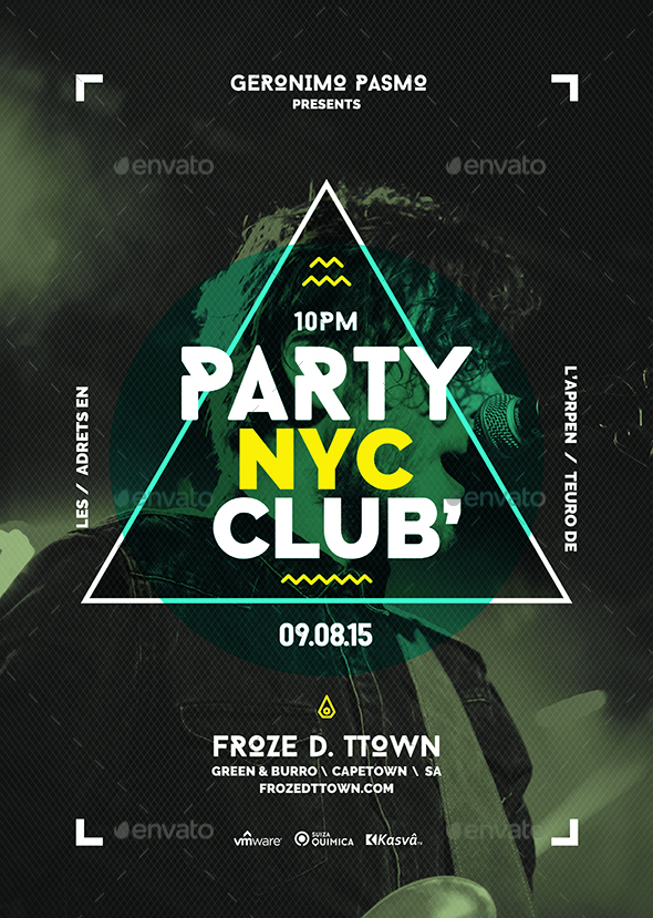 Party NYC Club Poster - Clubs & Parties Events