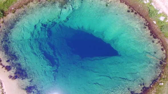 Setina Spring Cetina Water Source Spring In Croatia, Stock Footage | VideoHive