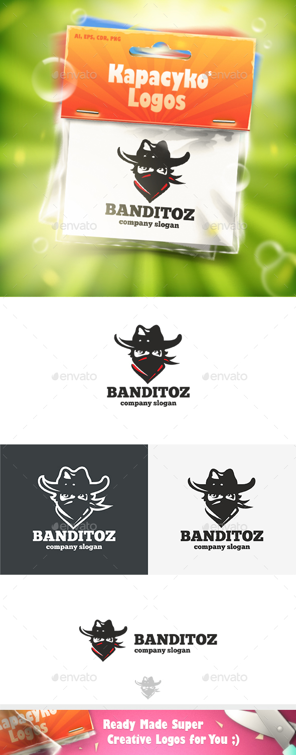 Banditoz Logo - Humans Logo Templates