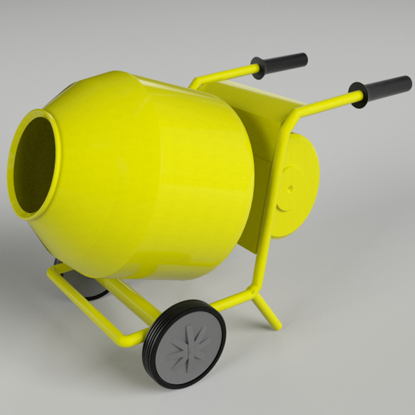 Cement Mixer - 3DOcean Item for Sale