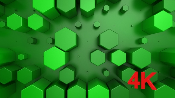 Background of Animated Hexagons alt