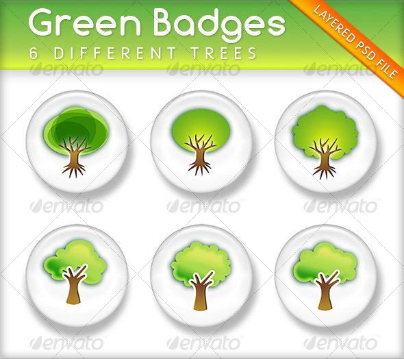 Green Badges - Miscellaneous Web Elements