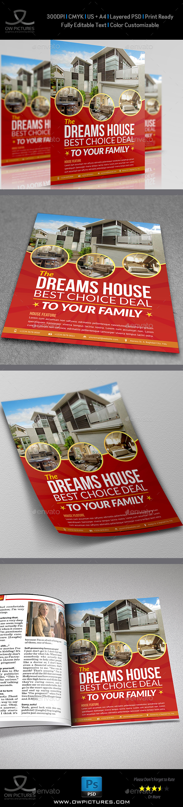 Real Estate Flyer Template Vol.8