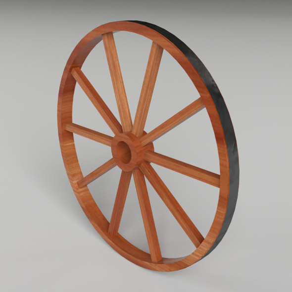 Cart wheel - 3DOcean Item for Sale