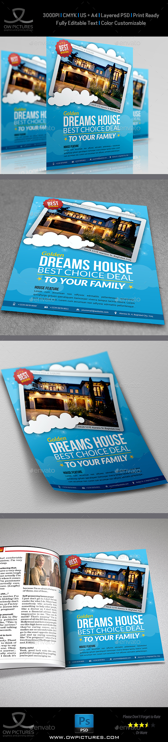 Real Estate Flyer Template Vol.7