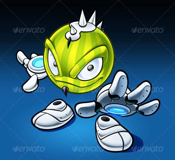 Mascot design: Melon - Characters Illustrations
