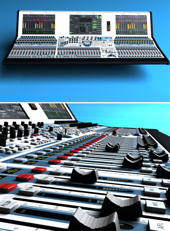 Digital Audio Mixer - 3Docean 15558487