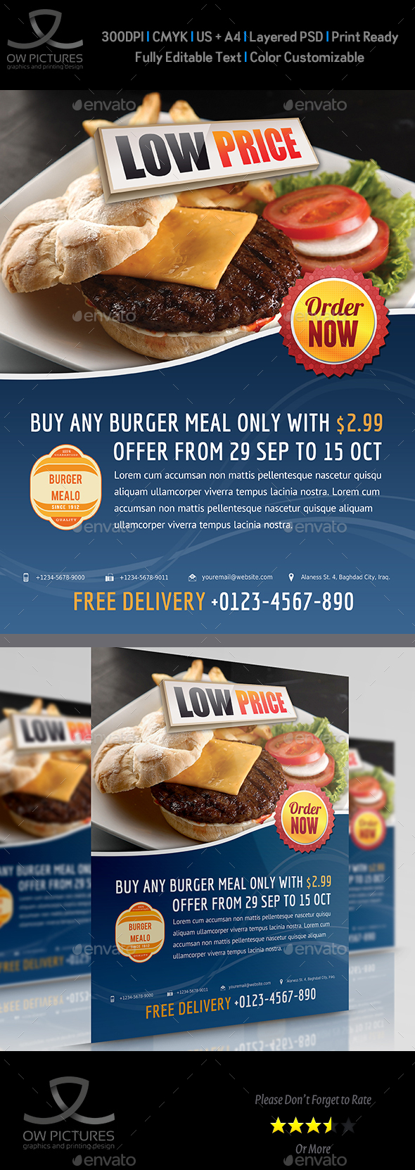 Burger Flyer