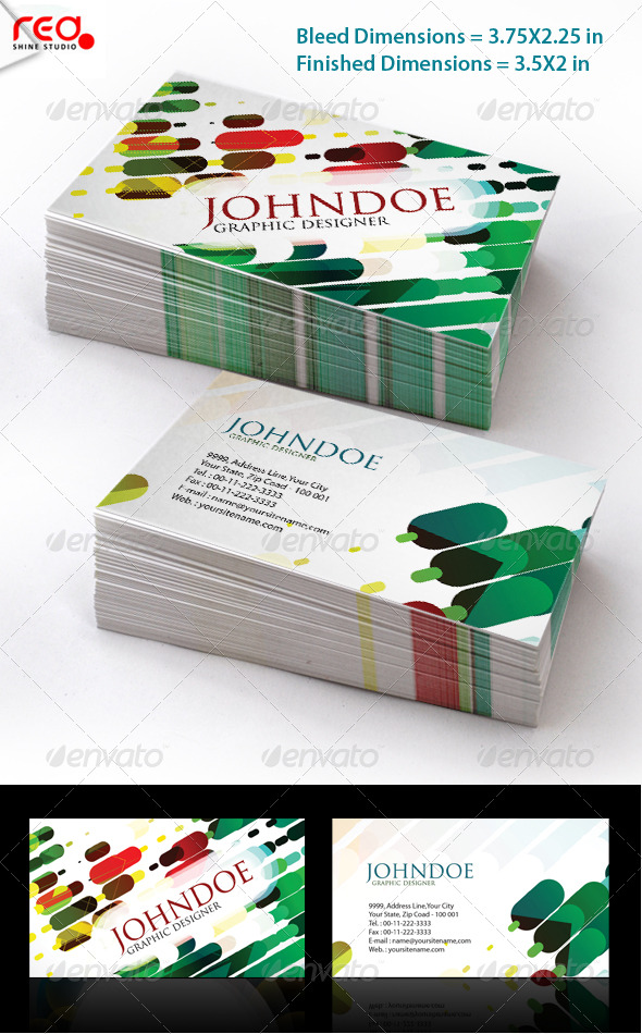 Stylish Business Card Set - Creative Business Cards
