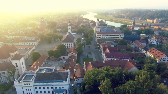 Flight Over Old Town