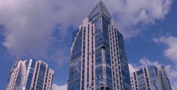 City Buildings And Clouds alt