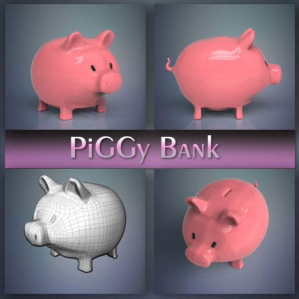 Piggy bank - 3Docean 17566807