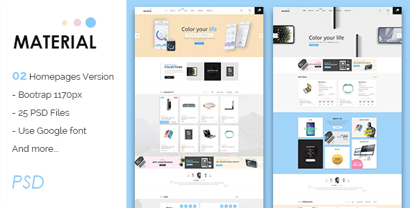 Material - Multi-Purpose - ThemeForest 17319963