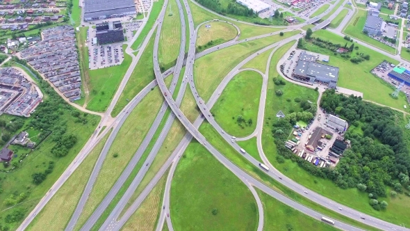 Aerial View Of Big Roadcross