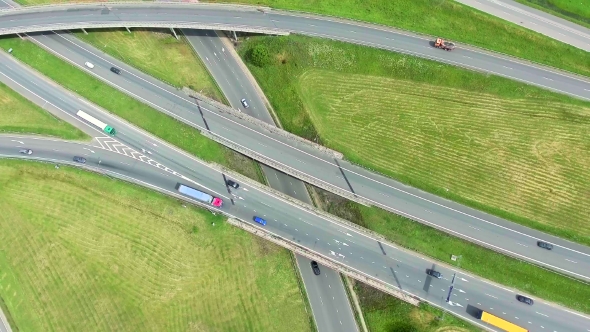 Aerial View Of Big Roadcross