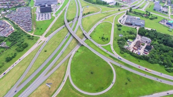 Aerial View Of Big Roadcross