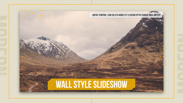 Wall Style Slideshow - VideoHive 17570010
