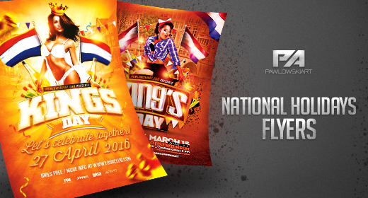 National Holidays Flyer Templates