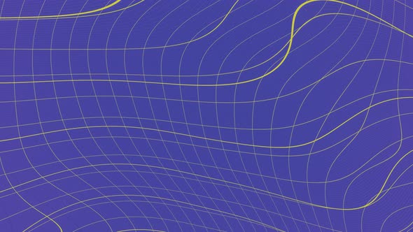 3d Render Blue Cyan Surface with Wavy Shapes alt