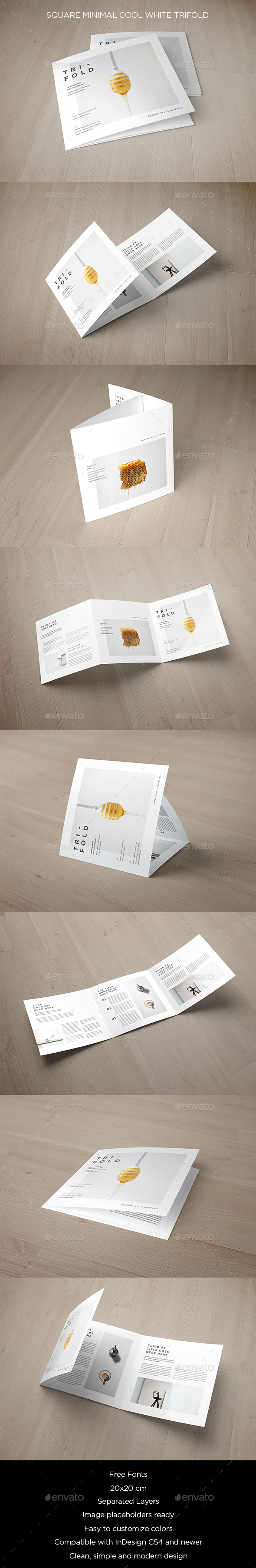 white trifold