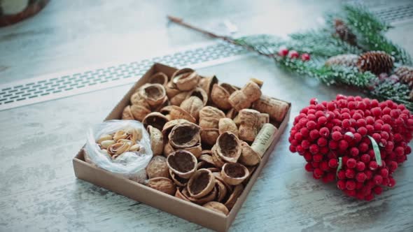Christmas Decoration on the Table