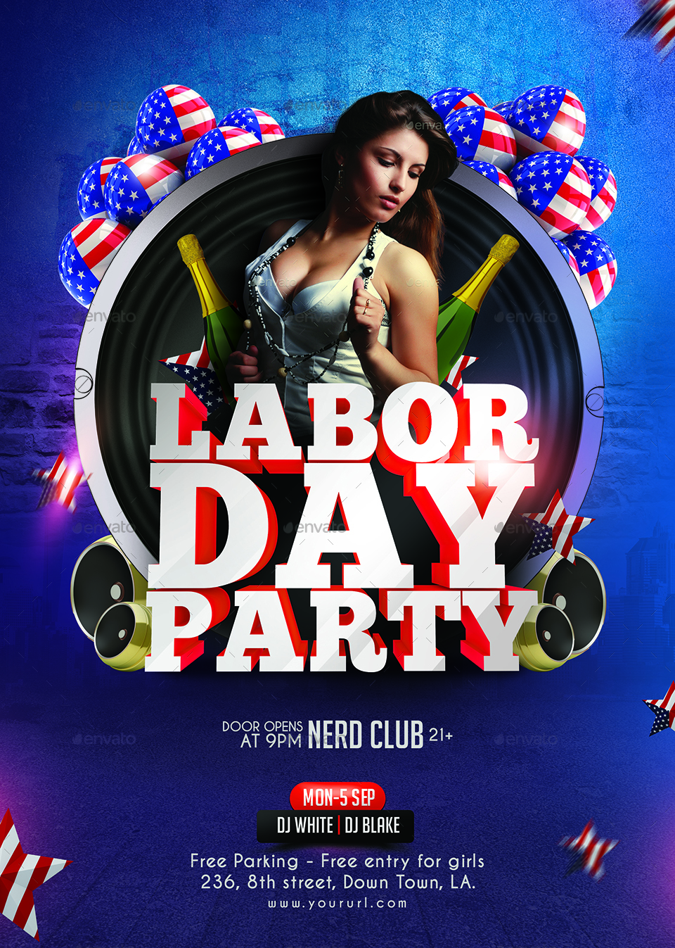 Labor Day Flyer Template Free from s3.envato.com
