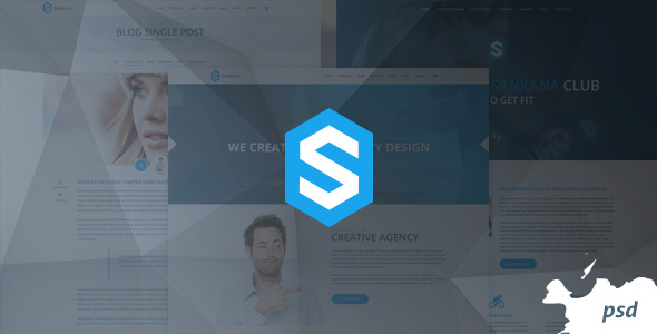 Sankana - MultiPurpose PSD Template - Creative PSD Templates