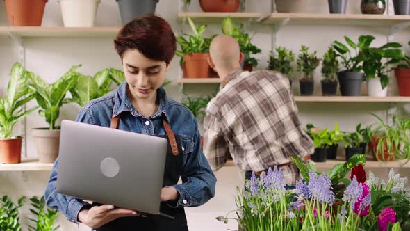 In the Flowers Shop the Beautiful Charismatic alt