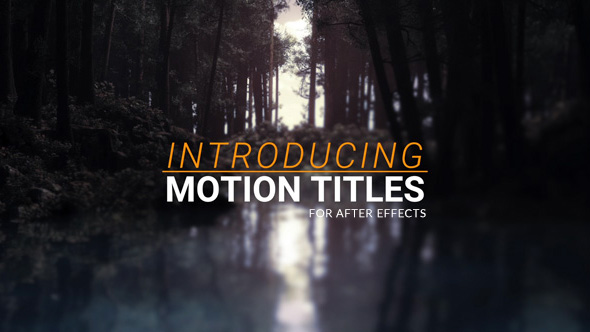Motion Titles - VideoHive 16874572