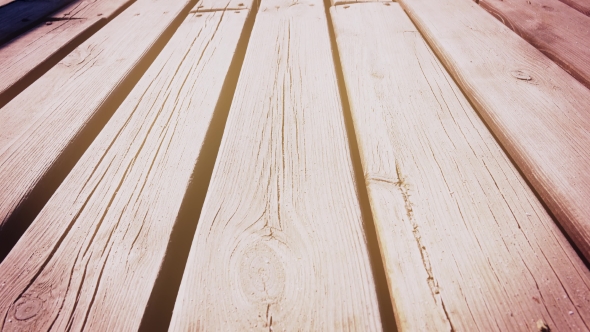Wooden Hiking Trail. Wooden Bridge alt