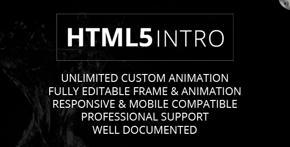 Download HTML5 INTRO nulled version
