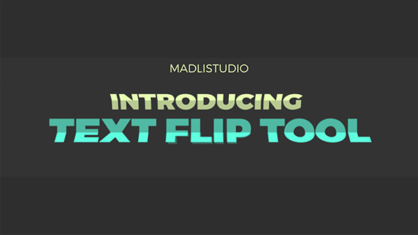 Text Flip Tool - VideoHive 17650098